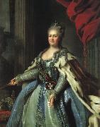 Fedor Rokotov Portrait of Catherine II France oil painting reproduction